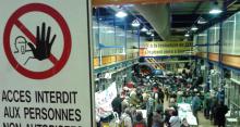 Occupied factory of Fralib, Marseille