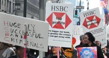 HSBC Protest