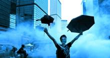 blue umbrella revolution