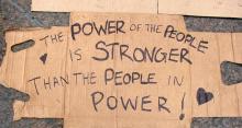 The power of the people is stronger than the people in power