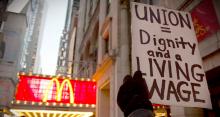 Fast food workers fight for a living wage