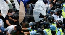 Hong Kong Protests Pepper Spray