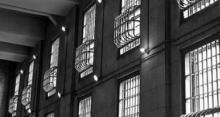 Photo of a prison block.