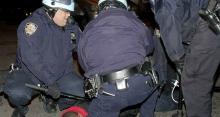 Protest arrest