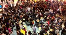 Idle No More flash mob round dance at Mall of America