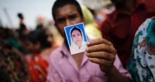 A missing garment worker