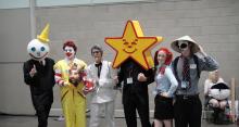 Ronald McDonald and friends