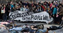 White House protest the Keystone XL pipeline