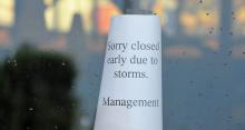 Stores in Oklahoma closed early
