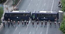 Riot police protect Golden Dawn, 2012