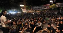 Occupied Syntagma Square in Athens