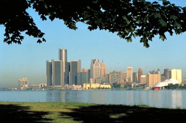 Detroit waterfront