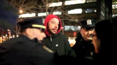 Libor Koznar being arrested