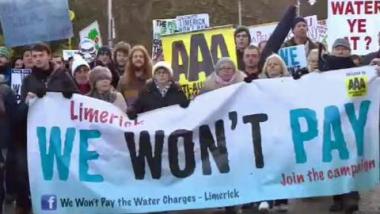 Irish water protest