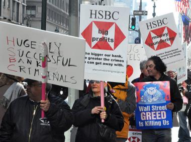 HSBC Protest