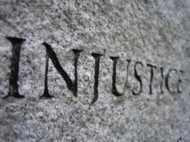 Injustice etched in stone