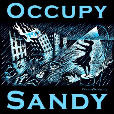 Illustration: Eric Drooker Occupy Sandy print