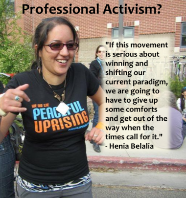 picture of Henia Belalia with a quote from the article