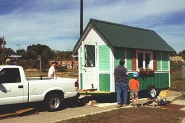 Occupy Madison tiny house