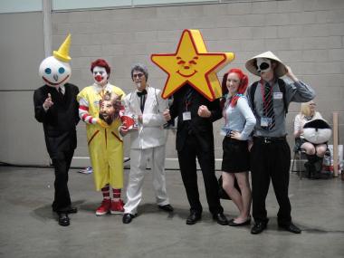 Ronald McDonald and friends