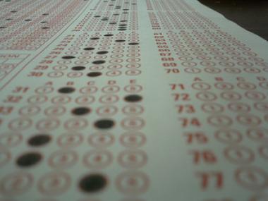 Standardized test form