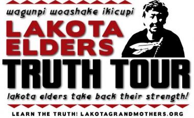 Flyer for Lakota Elders Truth Tour