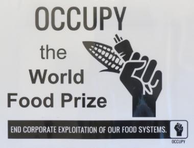 occupy the world food prize